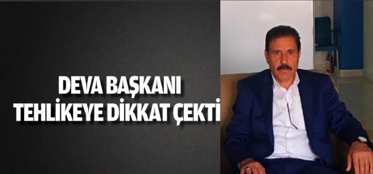 DEVA Partisi Kızıltepe ilçe başkanı Bıçak çiftçileri bekleyen tehlike
