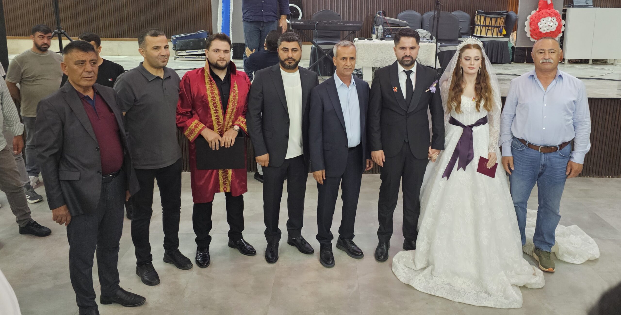 Kızıltepe Belediyesi Meclisi Üyesi Karadaş, Yapı Kontrol Müdürü Kılıç ile Dünya evine girdi