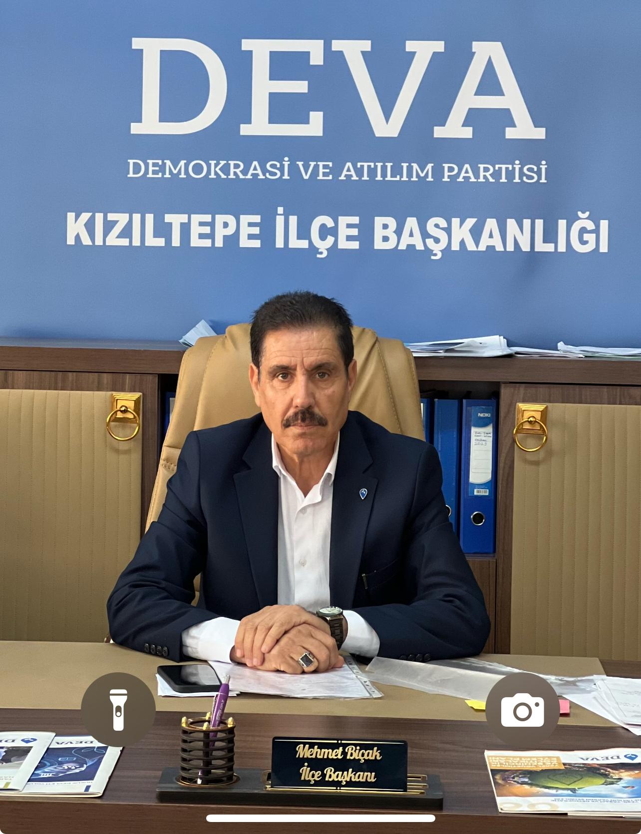 DEVA Partisi Kızıltepe İlçe Başkanı Biçak Elektrik Kesintisi İle İlgili Bir Açıklama Yayımladı