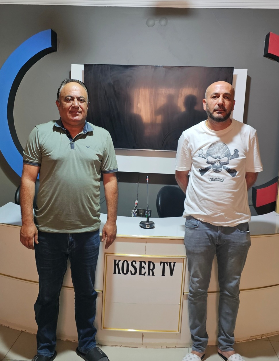 4100 Kilometreden Geldi, Koser TV’ye Misafir oldu Oldu