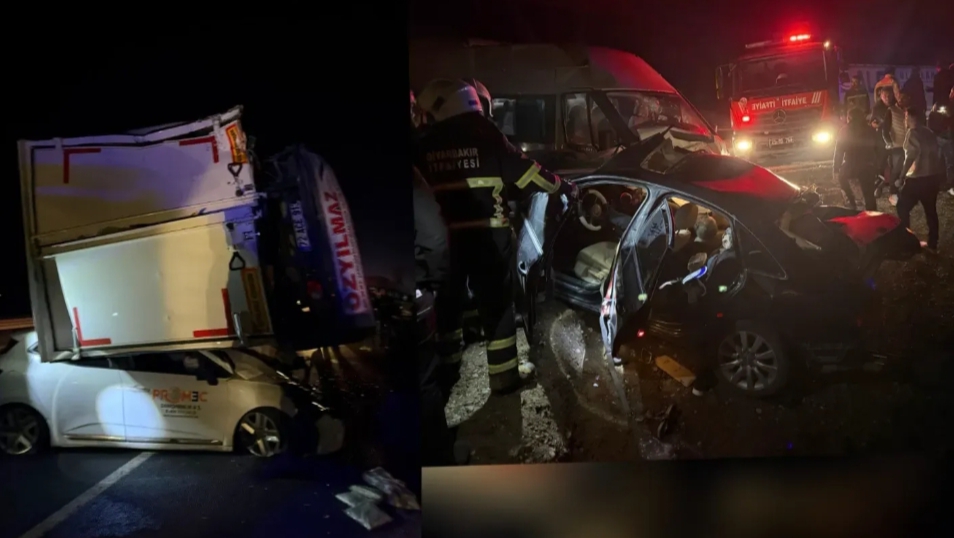 Diyarbakır’da zincirleme kaza; 4 ölü, 13 yaralı