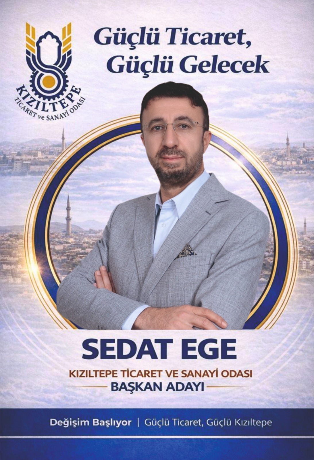 İş insanı Sedat Ege, Kızıltepe Ticaret ve Sanayi Odası Başkanlığı İçin Adaylığını Açıkladı