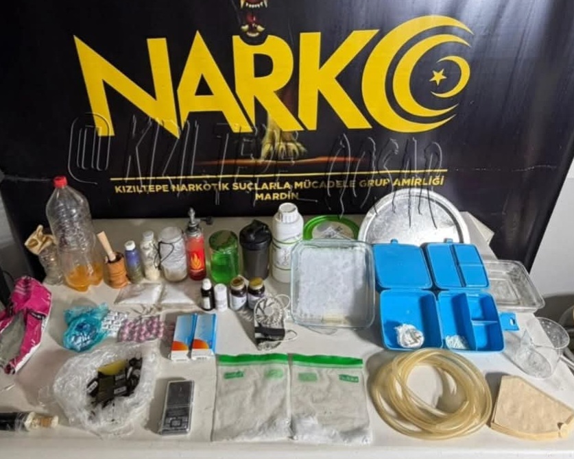 Mardin’de uyuşturucu tacirlerine yönelik operasyon