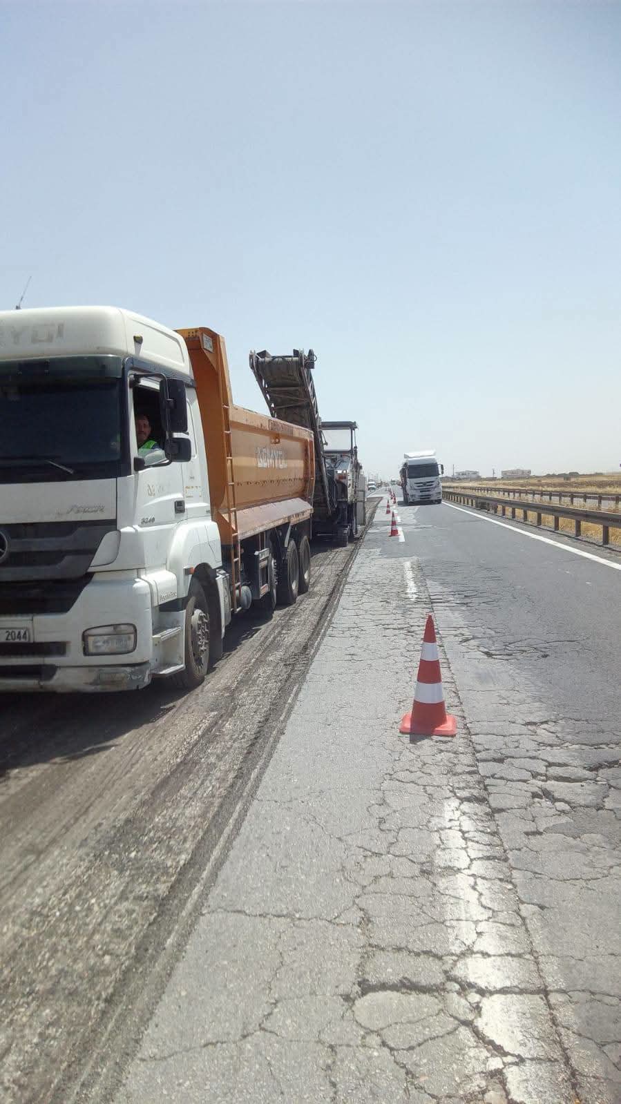 Mardin Şanlıurfan Yolunda Beklenen Çalışma Başladı