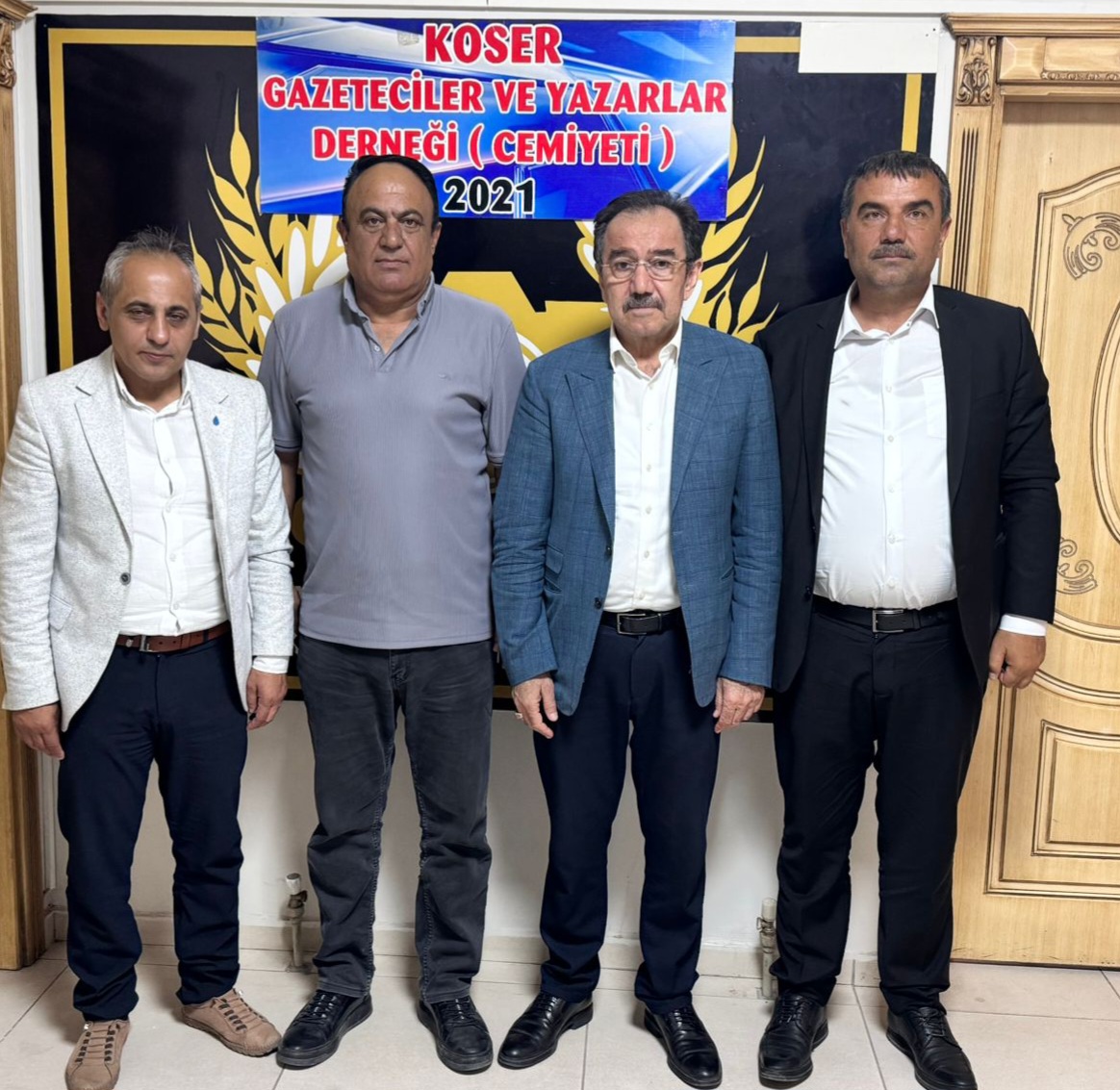 DEVA Partisi Genel Başkan Yardımcısı Merdanoğlu ve İl Başkanı Kerimoğlu’ndan Koser TV’ye Ziyaret